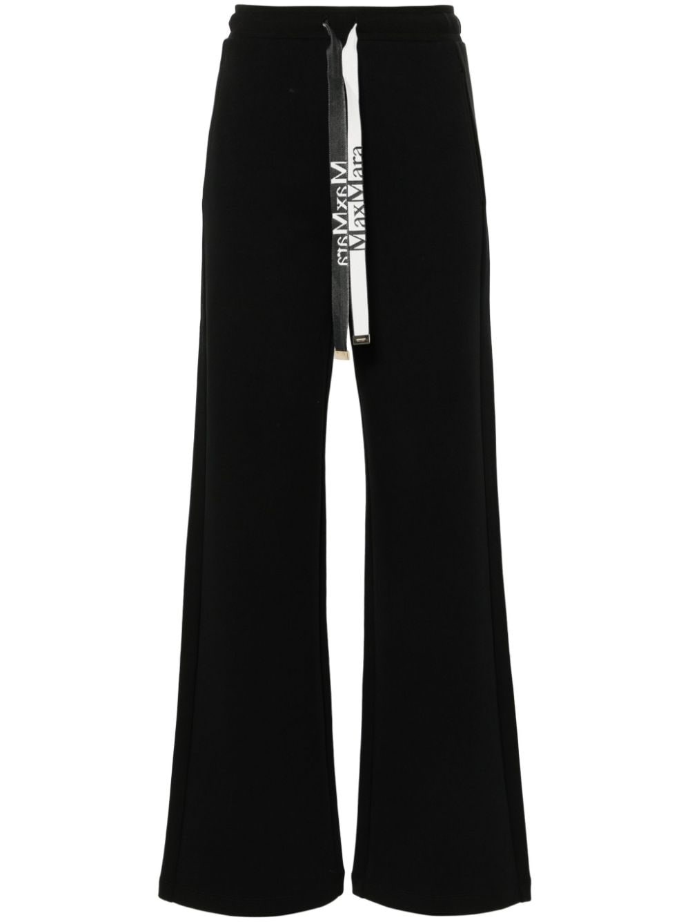 Shop 's Max Mara Pantaloni Sportivi Potenza Dritti In Nero