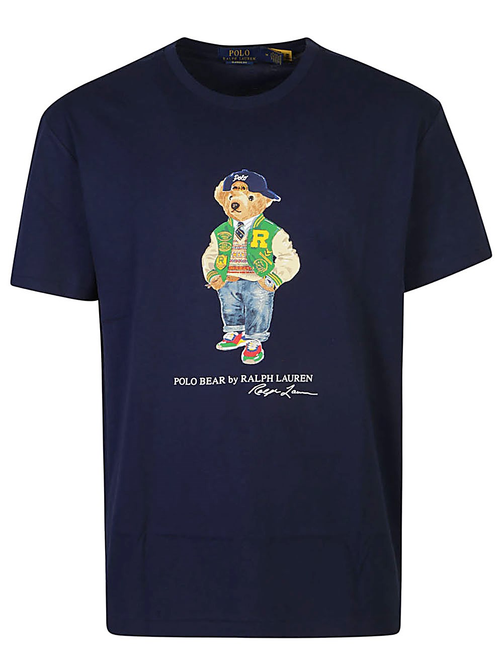 Shop Polo Ralph Lauren T-shirt Bear In Blu