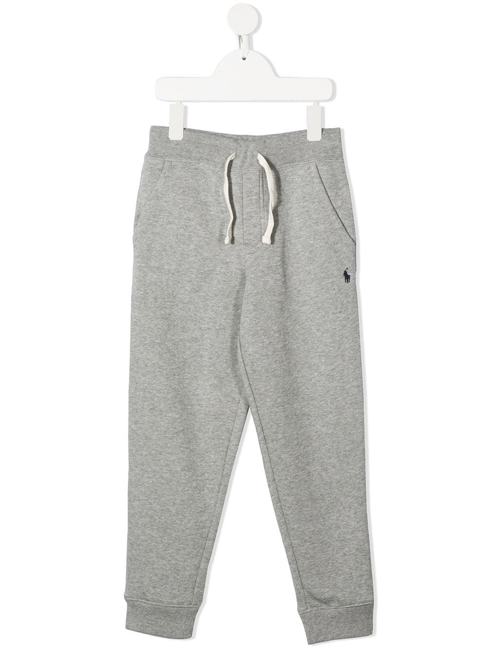 Shop Polo Ralph Lauren Ralph Lauren Kids Pantaloni Con Coulisse In Grigio