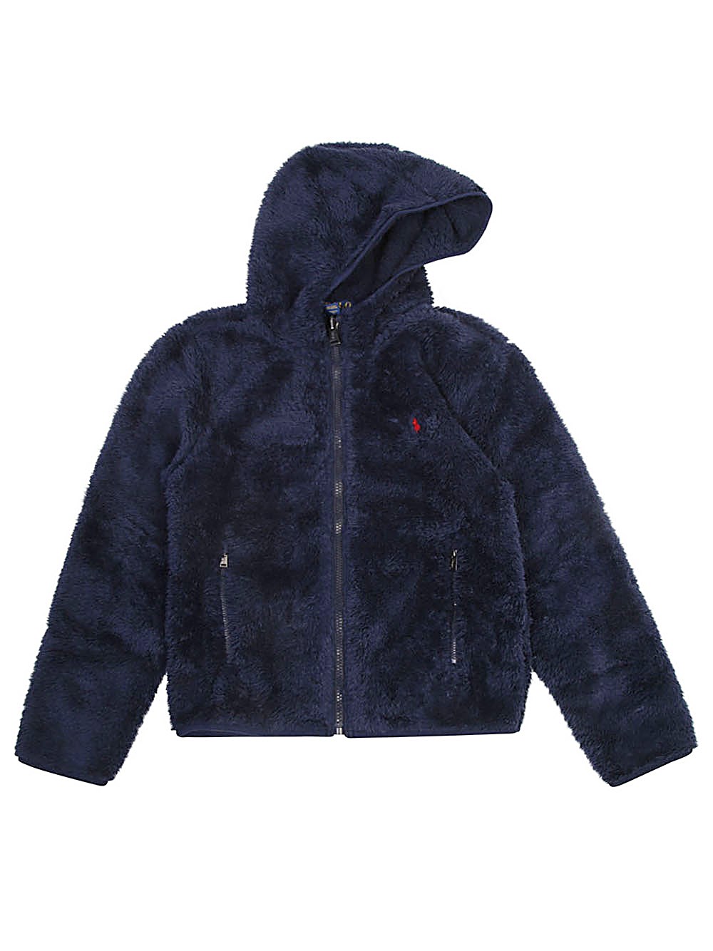 Shop Polo Ralph Lauren Ralph Lauren Kids Giacca In Pile In Blu