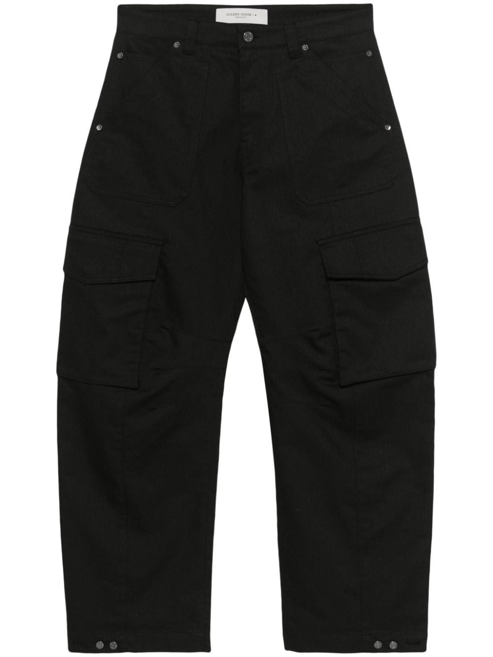 Shop Golden Goose Pantaloni Leniin In Nero