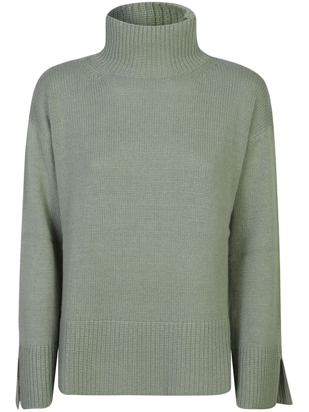 Shop Le Tricot Perugia Maglione A Collo Alto In Verde