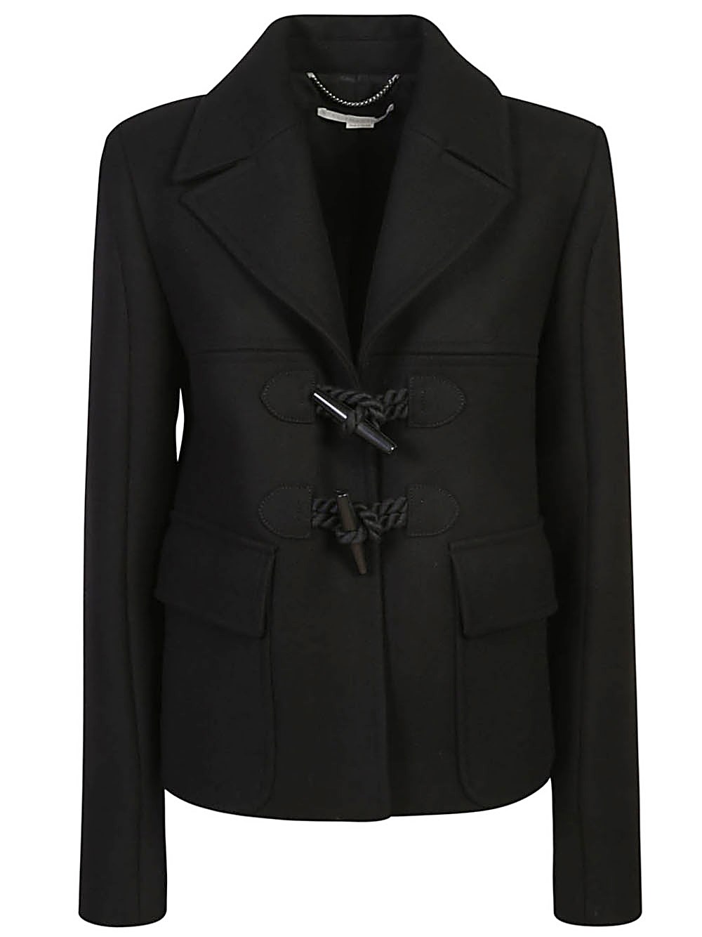 Shop Stella Mccartney Blazer Pesante In Nero