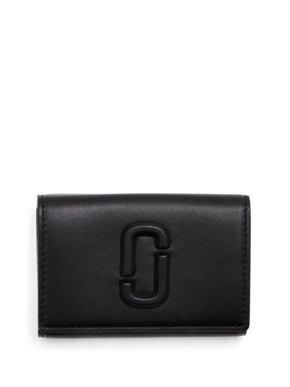 Shop Marc Jacobs Portafoglio Tri-fold The Leather J Marc In Nero