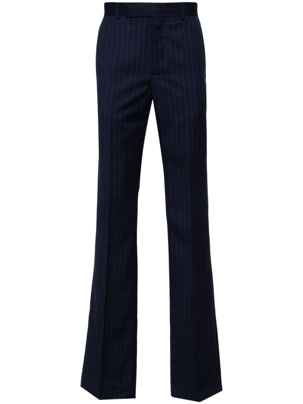 Shop Givenchy Pantaloni A Righe In Blu