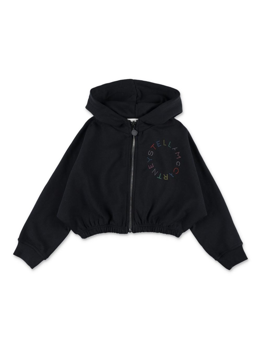 Shop Stella Mccartney Kids Felpa Con Cappuccio In Nero