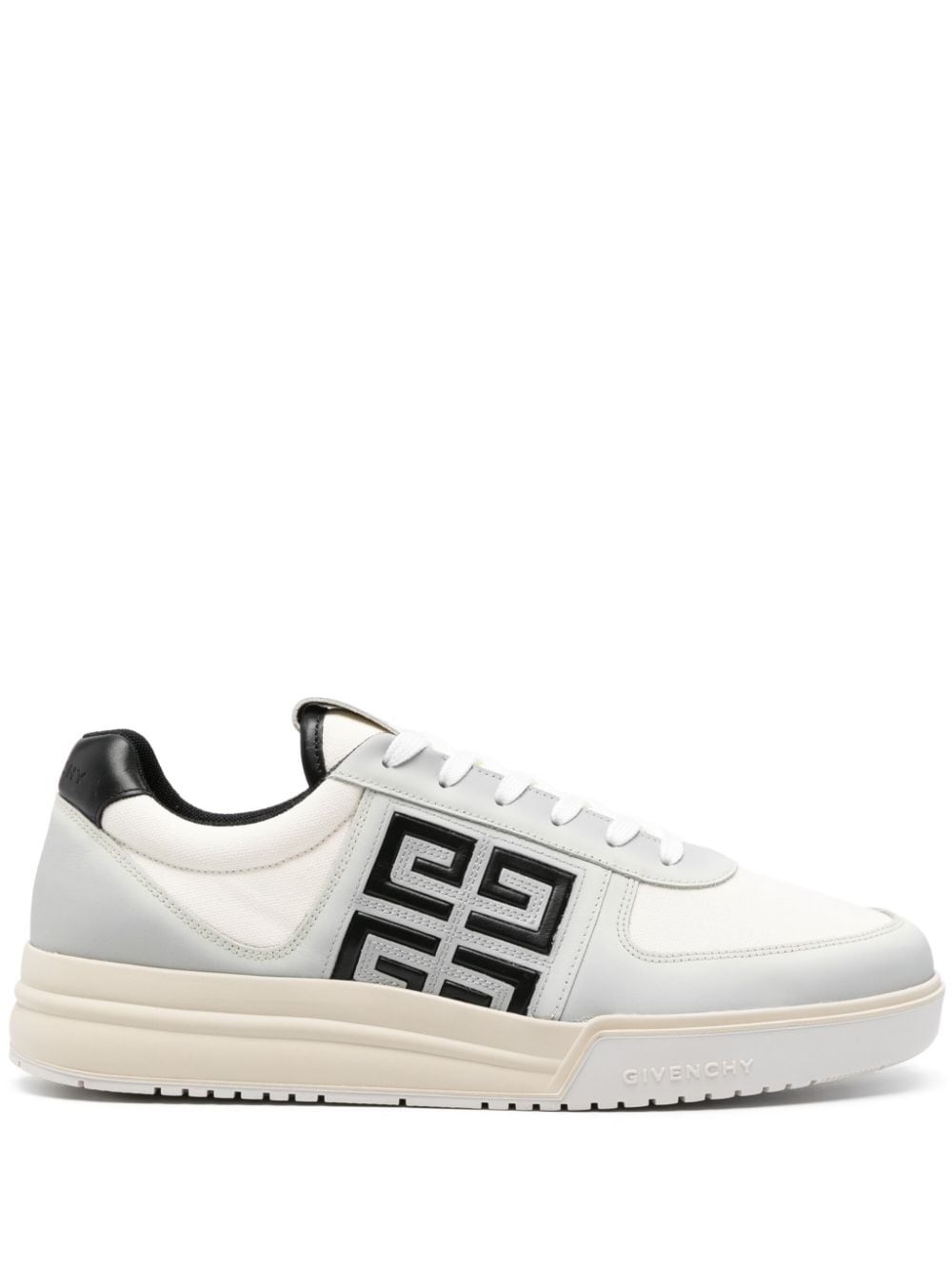 Shop Givenchy Sneaker G4 In Pelle Dégradé E Tela In Bianco