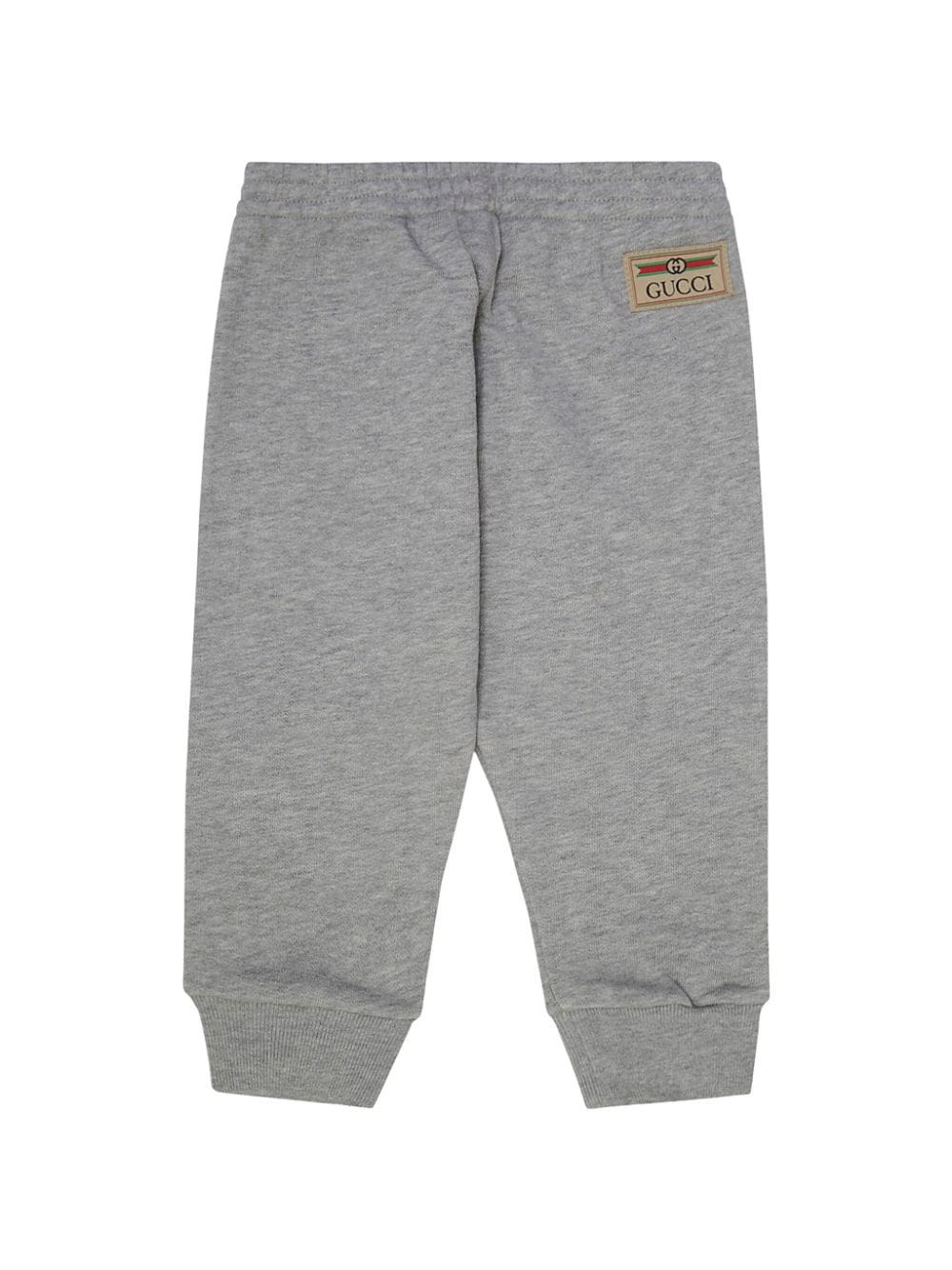 Gucci Kids Joggers Con Logo In Grigio