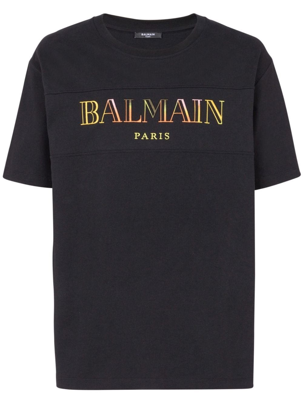 Shop Balmain T-shirt Vintage  Con Ricamo In Nero