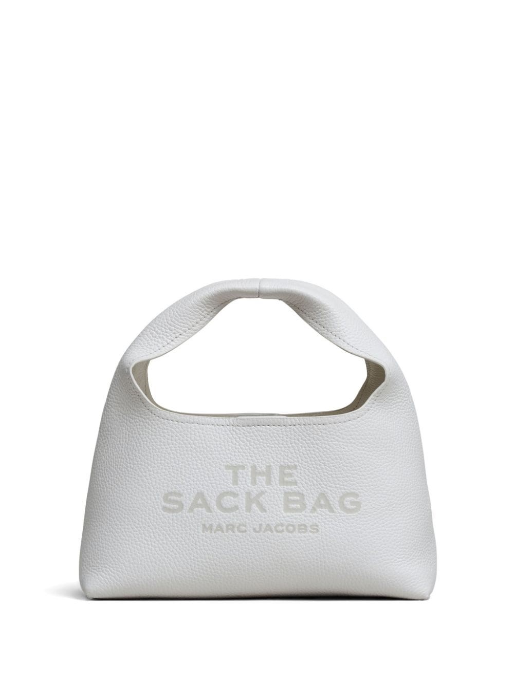 Marc Jacobs Borsa A Spalla The Sack Mini In Bianco