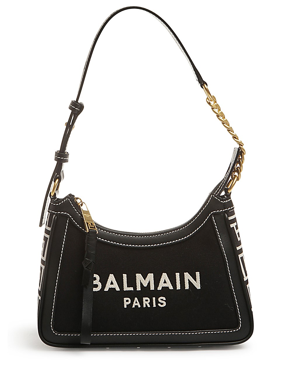 Balmain Borsa A Spalla B-army In Nero