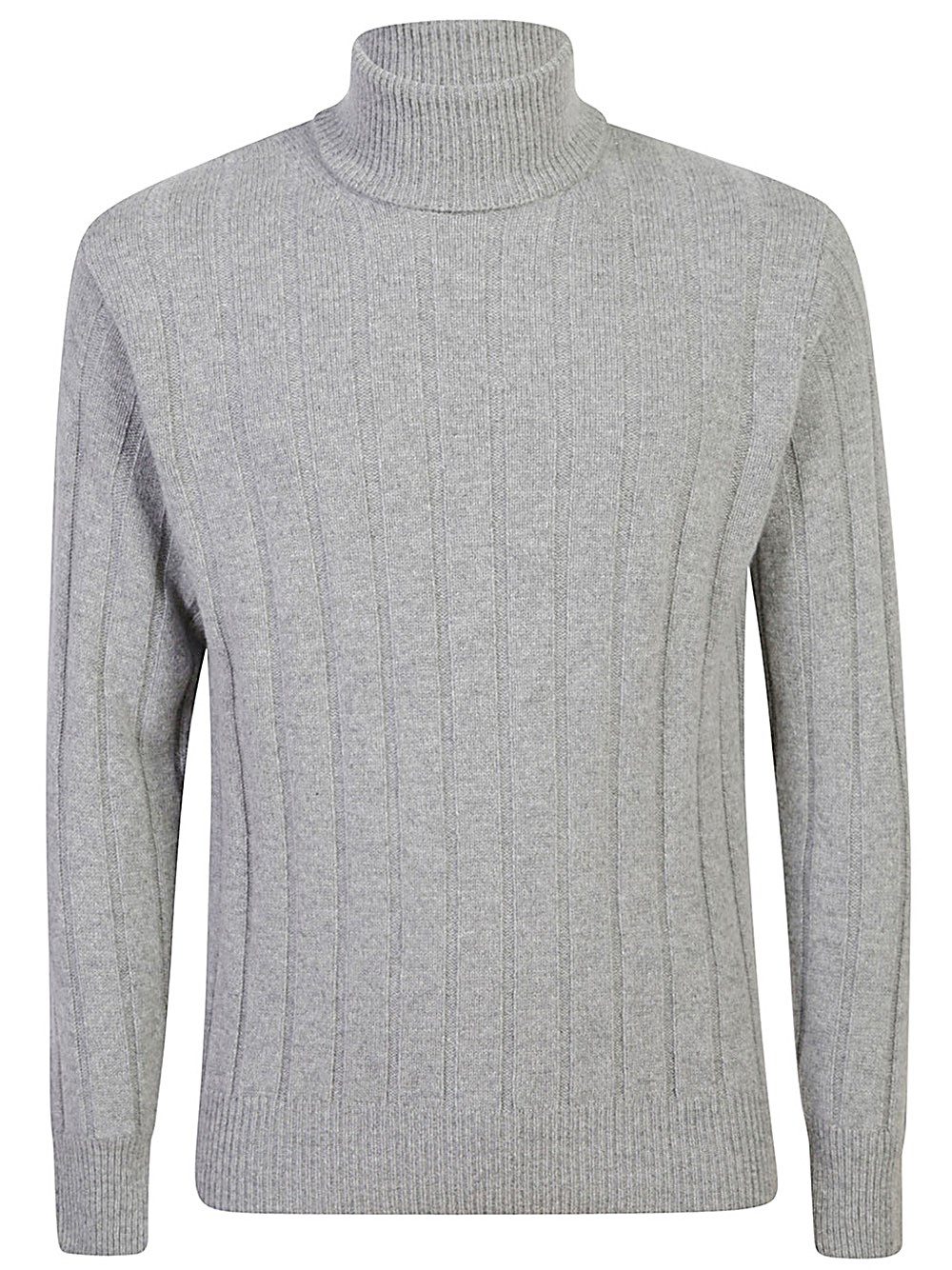 Shop Lardini Maglione A Coste In Grigio