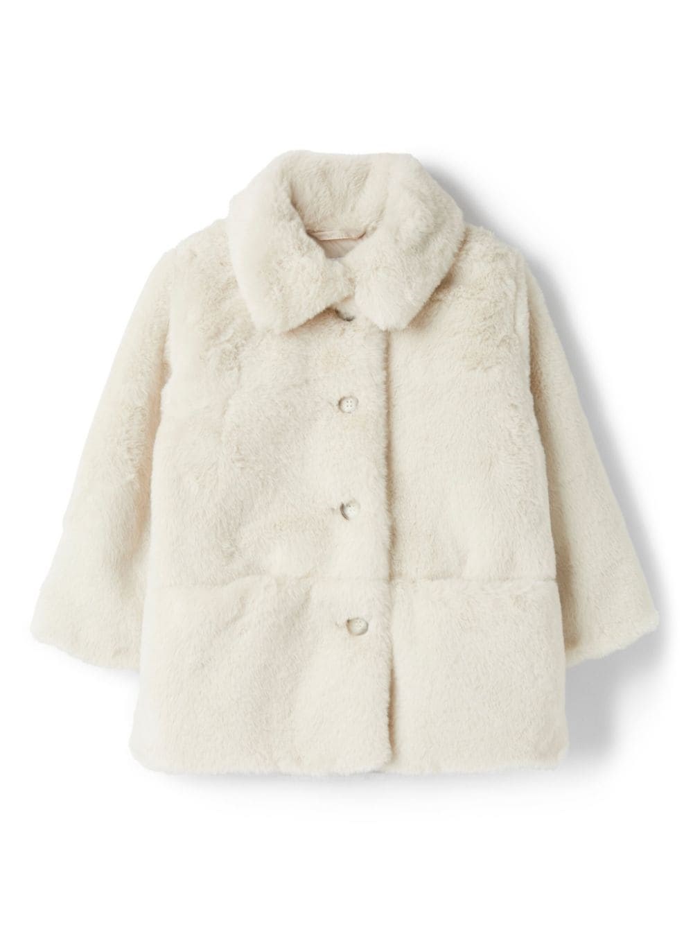 Shop Il Gufo Cappotto Monopetto In Bianco