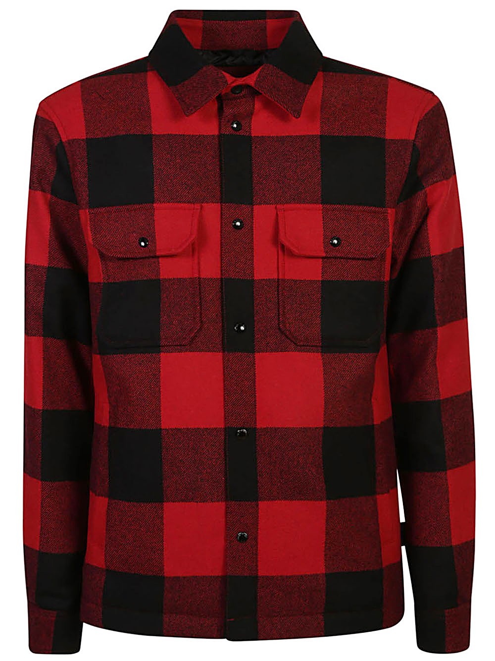 Shop Woolrich Giacca A Quadri In Rosso