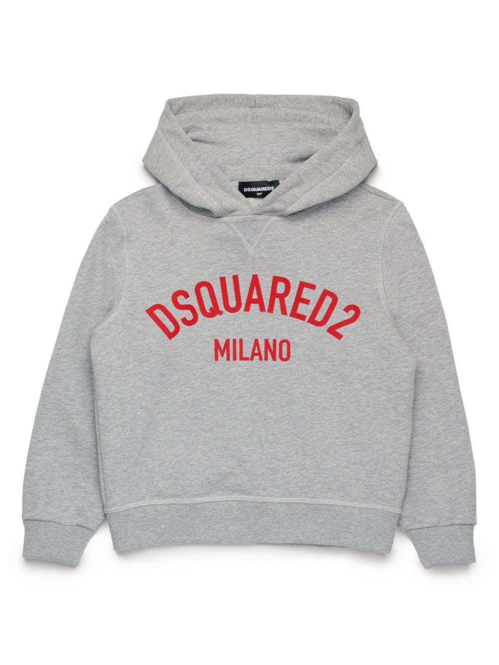 Shop Dsquared2 Kids Felpa Con Cappuccio In Grigio