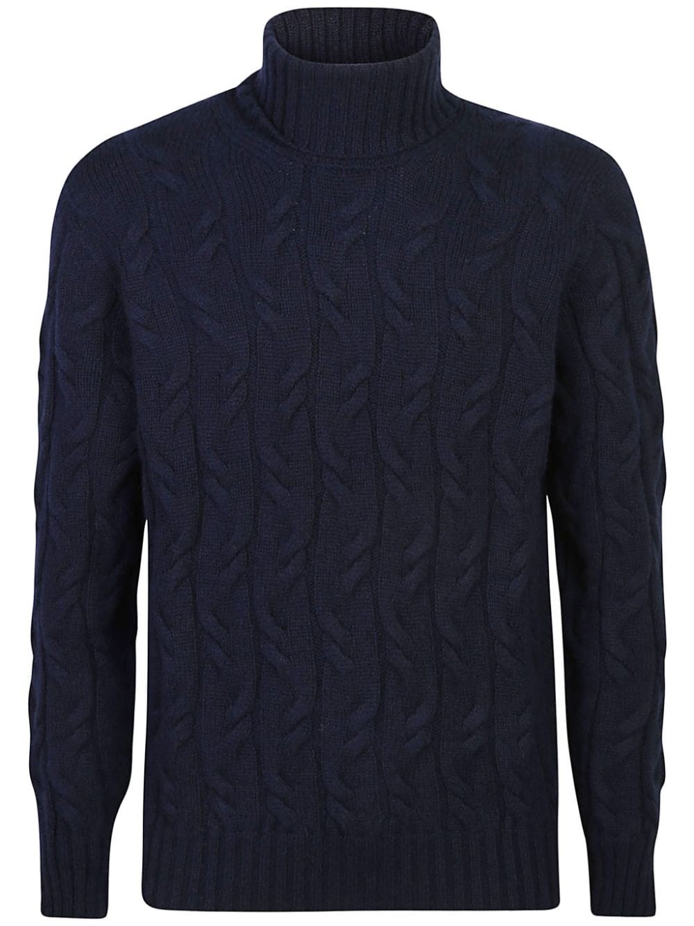 Shop Drumohr Maglione In Cashmere In Blu