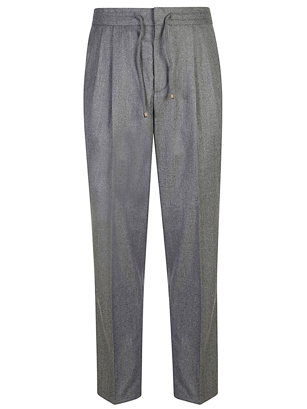 Shop Brunello Cucinelli Pantaloni Con Coulisse In Grigio