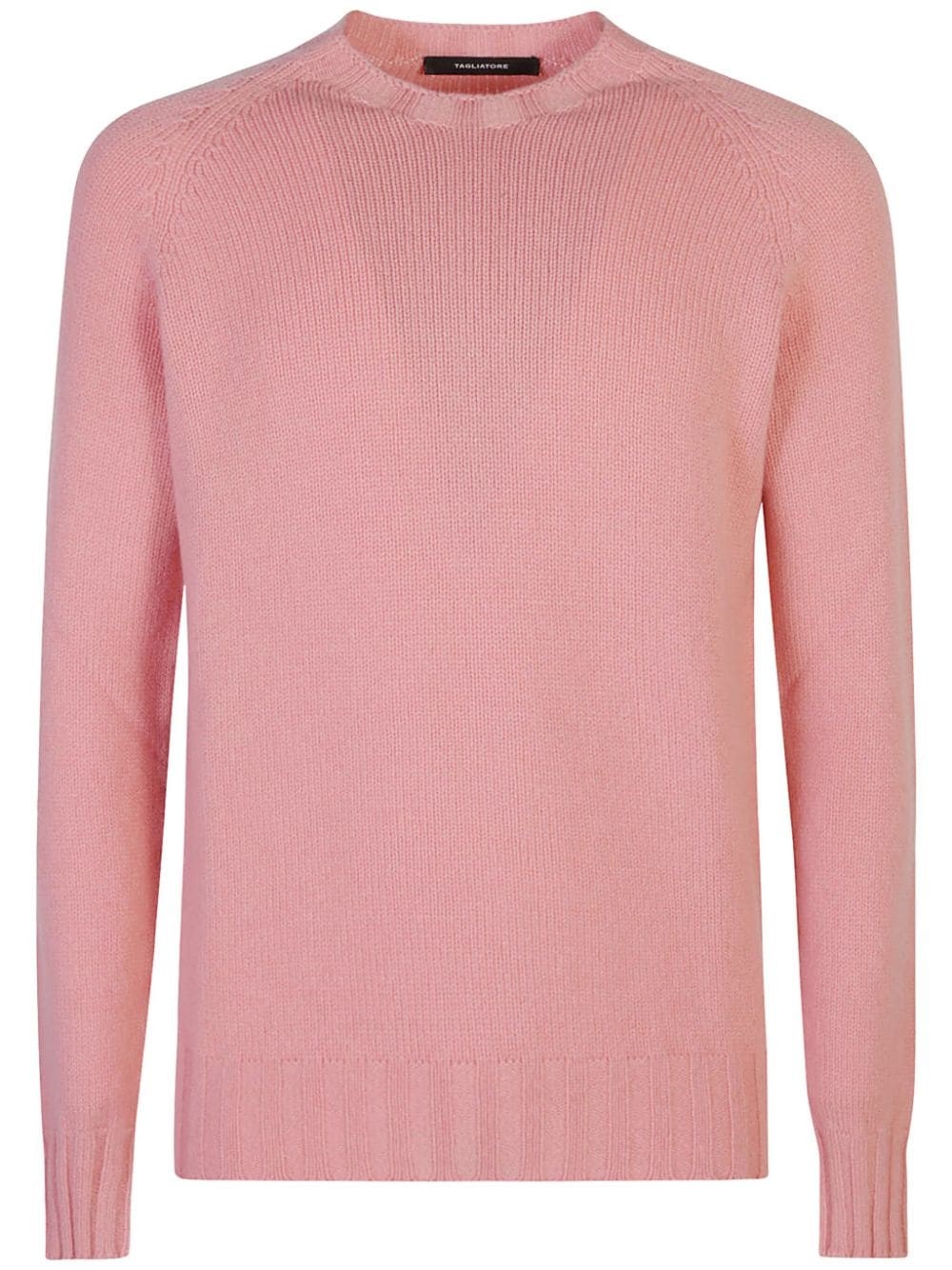 Shop Tagliatore Maglione Girocollo In Rosa