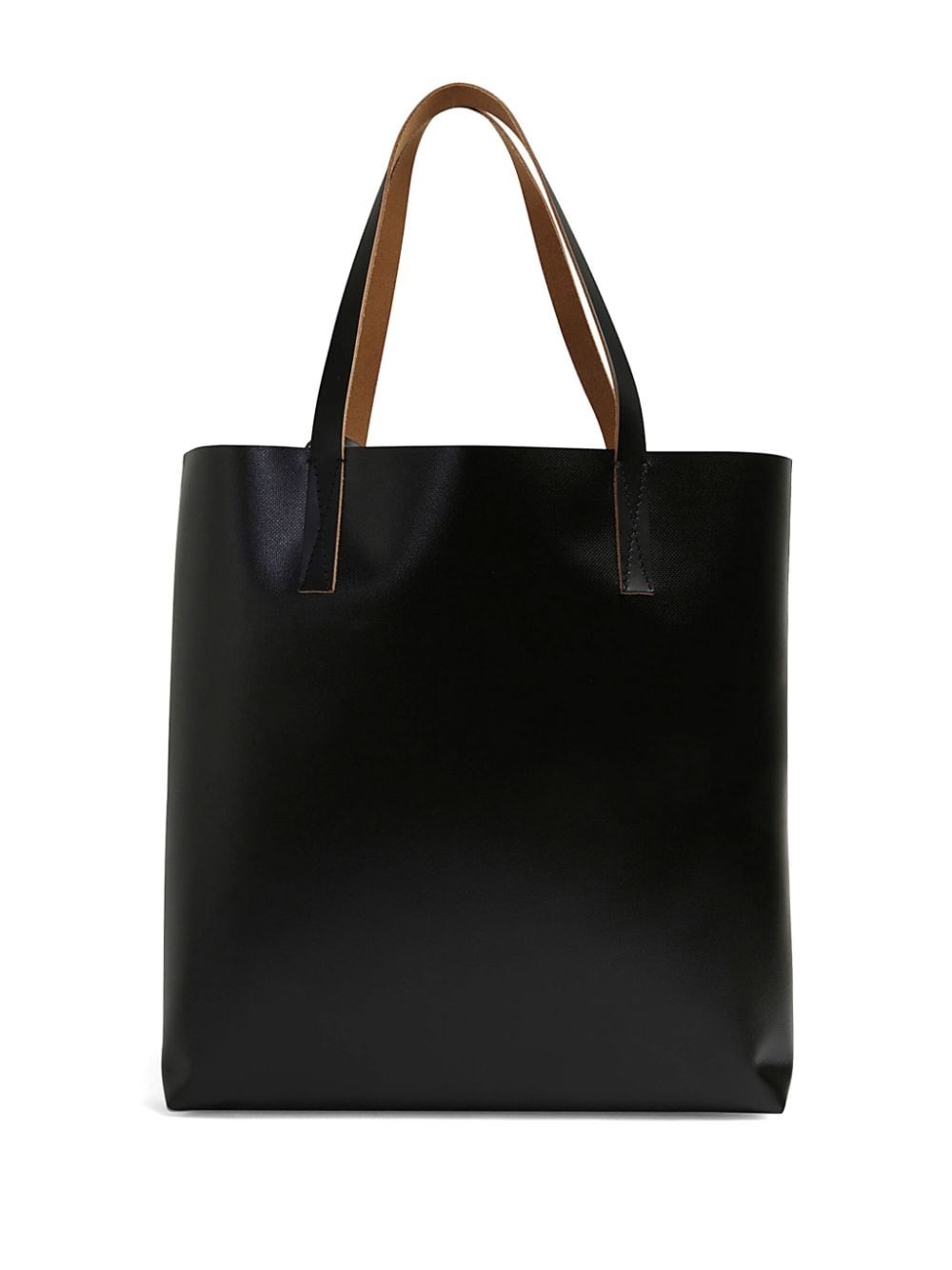 Shop Marni Borsa Tote In Pelle In Nero