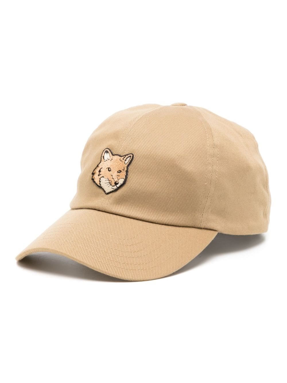 Shop Maison Kitsuné Cappello Da Baseball Bold Fox In Bianco