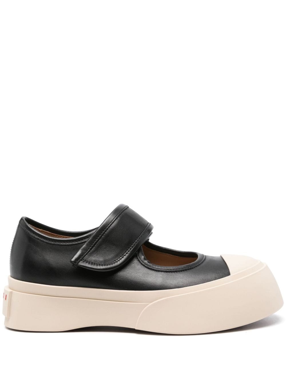 Shop Marni Mary Janes In Nero