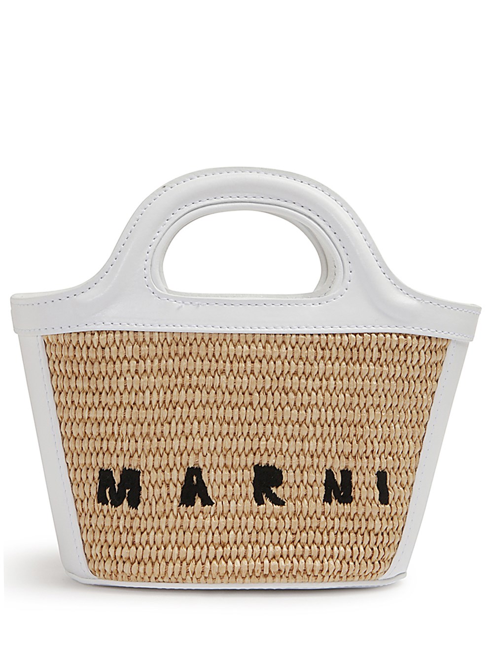 Shop Marni Kids Borsa Da Spiaggia Tropicalia In Bianco