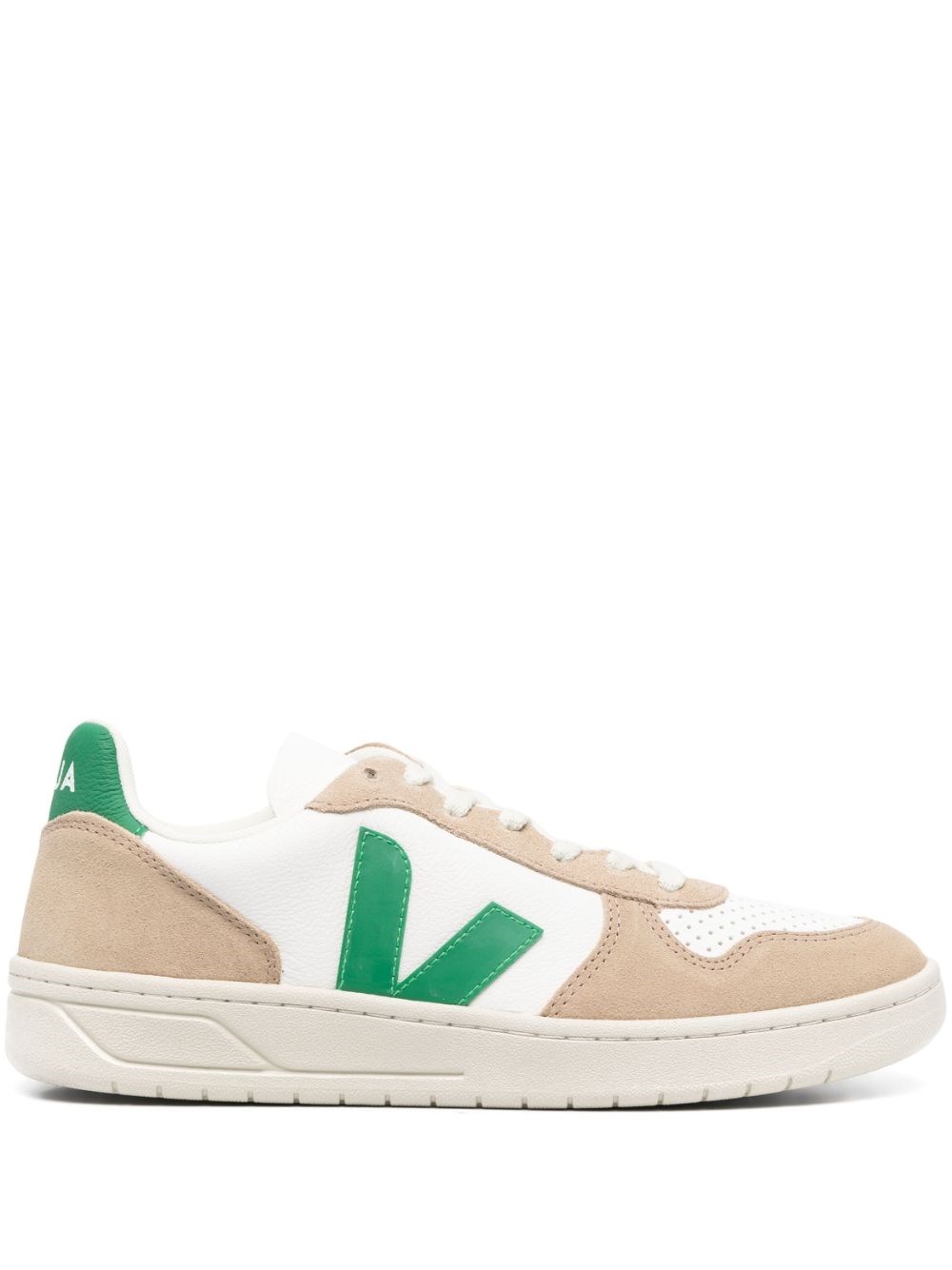 Shop Veja Sneakers Con Design Color-block In Bianco