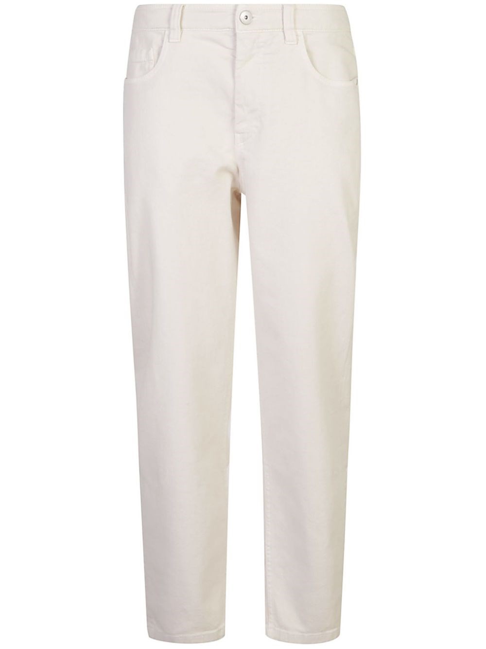 Brunello Cucinelli Jeans Affusolati In White