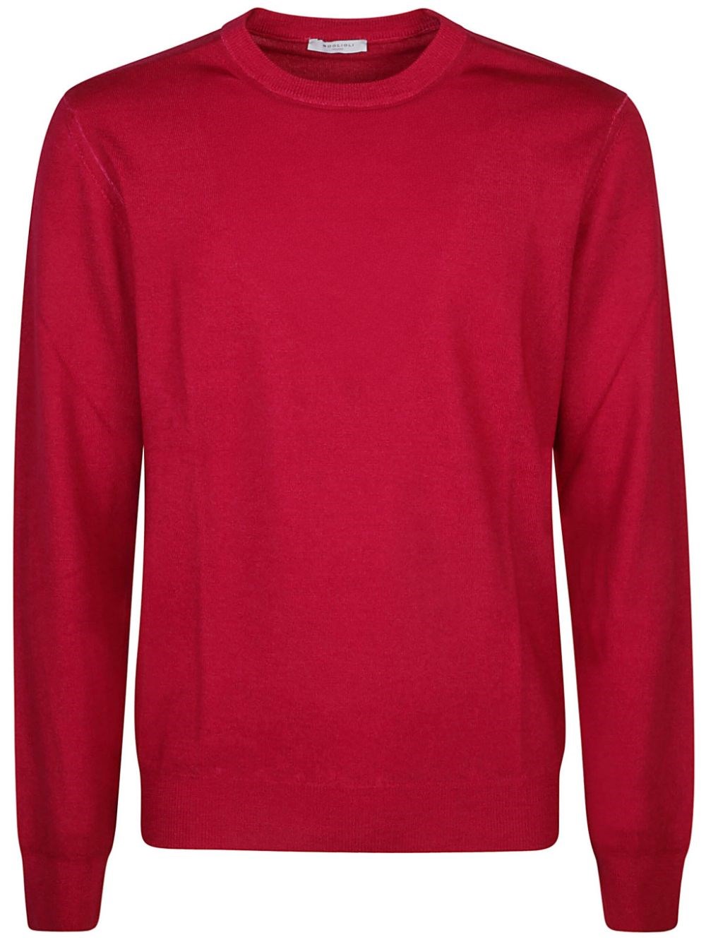 Boglioli Garment Dyed Corduroy Pleated Chinos In Red