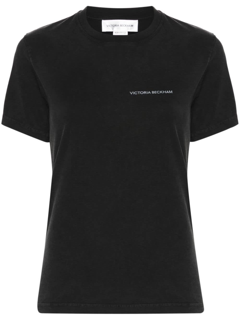 Shop Victoria Beckham T-shirt In Nero