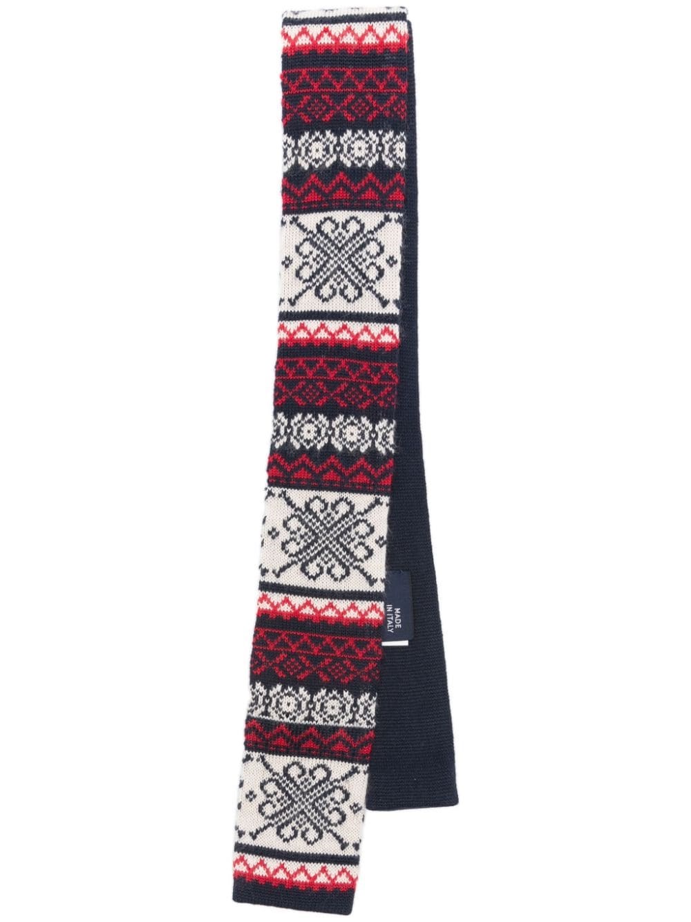 Shop Polo Ralph Lauren Cravatta Fair Isle In Blu