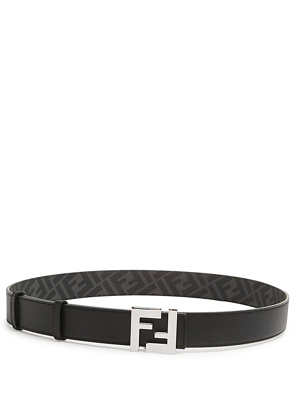 Shop Fendi Cintura Ff Squared In Nero