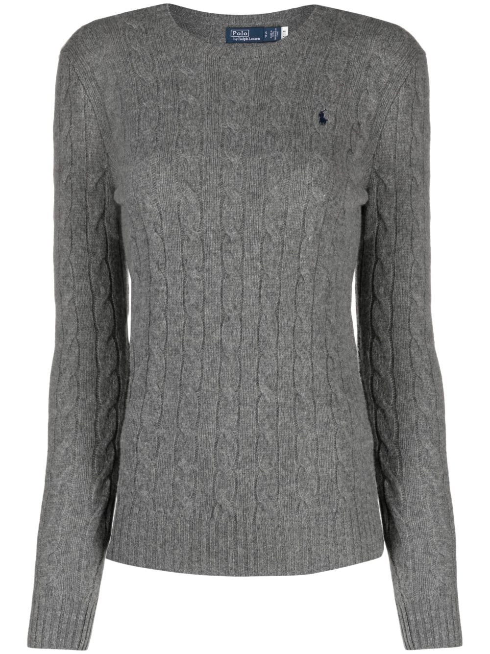 Shop Polo Ralph Lauren Maglione Polo Pony In Grigio