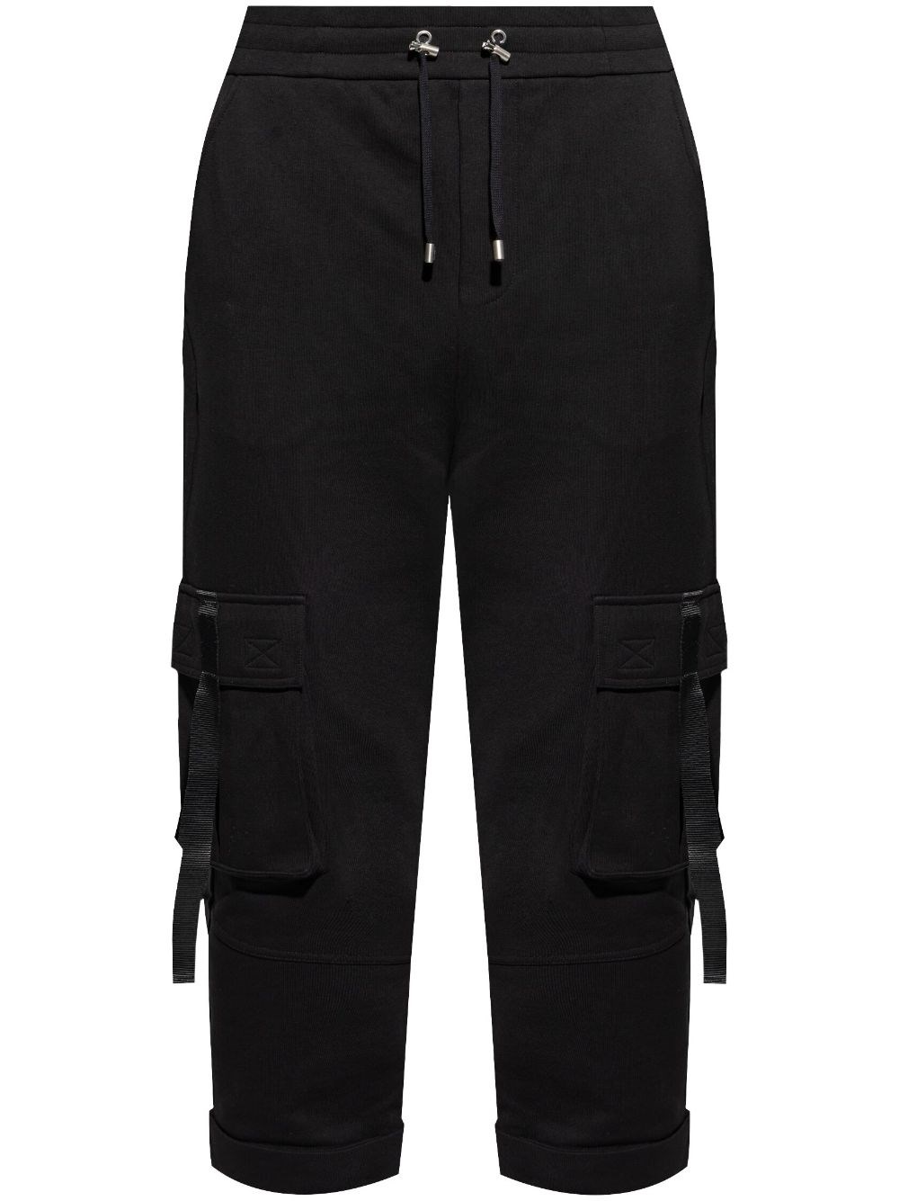 Shop Balmain Pantaloni Sportivi In Nero