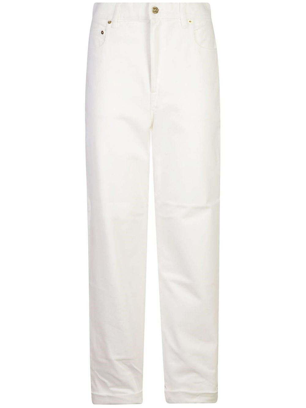 Shop Golden Goose Jeans A Gamba Dritta In Bianco