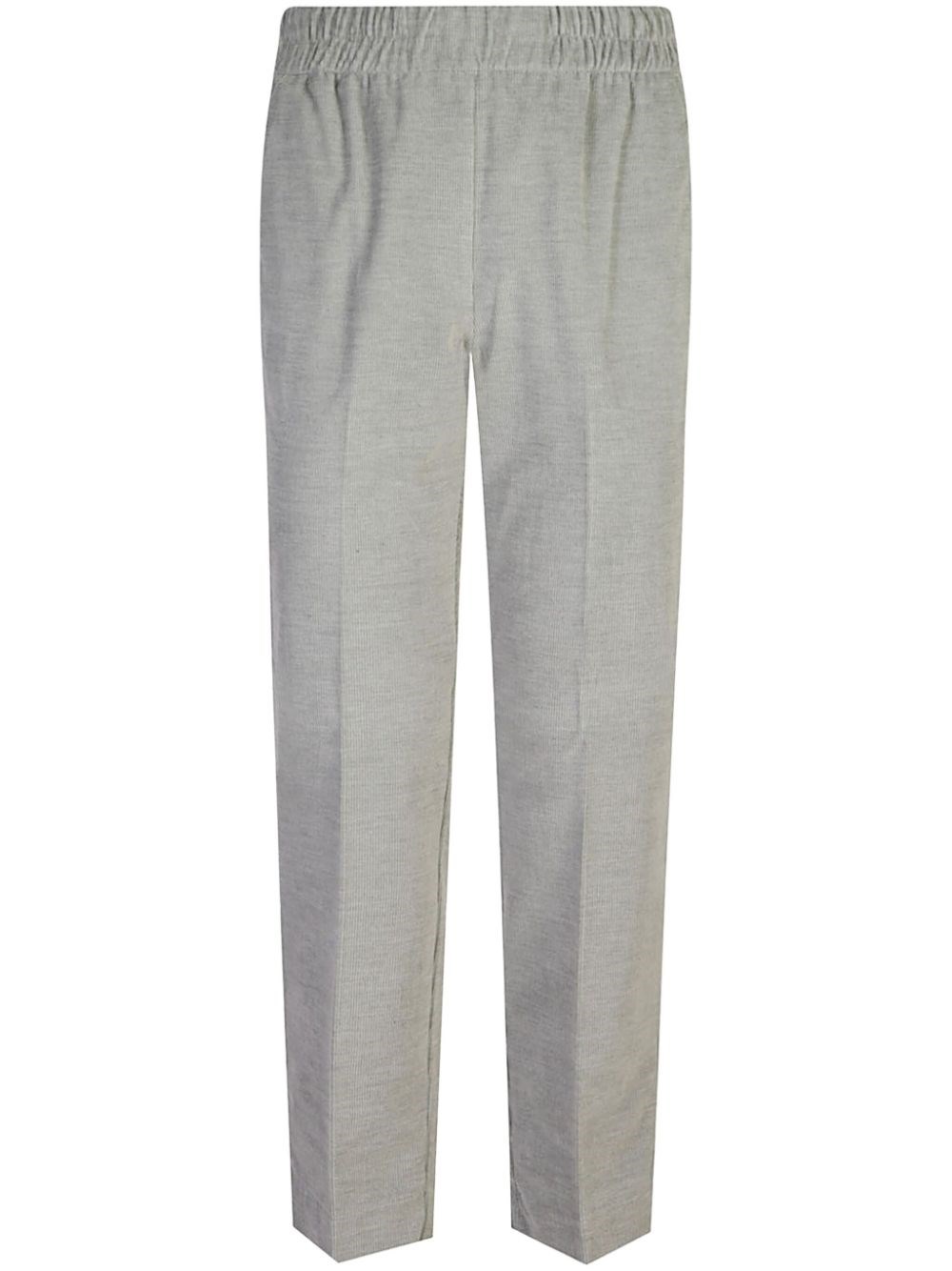 Shop Le Tricot Perugia Pantaloni A Coste In Grigio