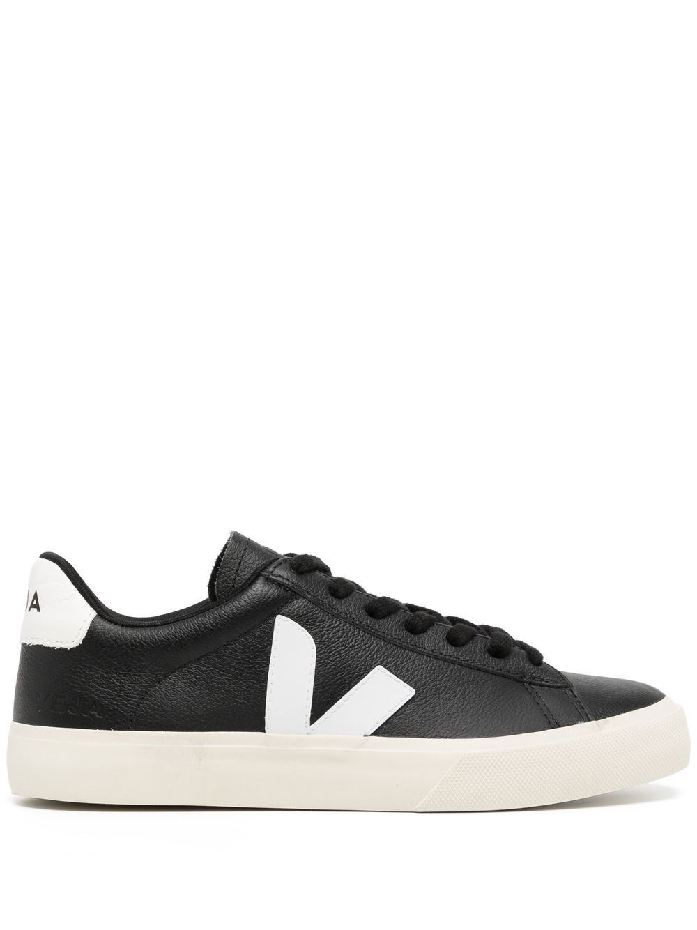 Shop Veja Sneakers Campo Chromefree In Nero