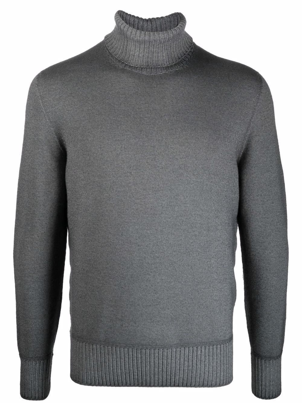 Shop Drumohr Maglione A Collo Alto In Grigio