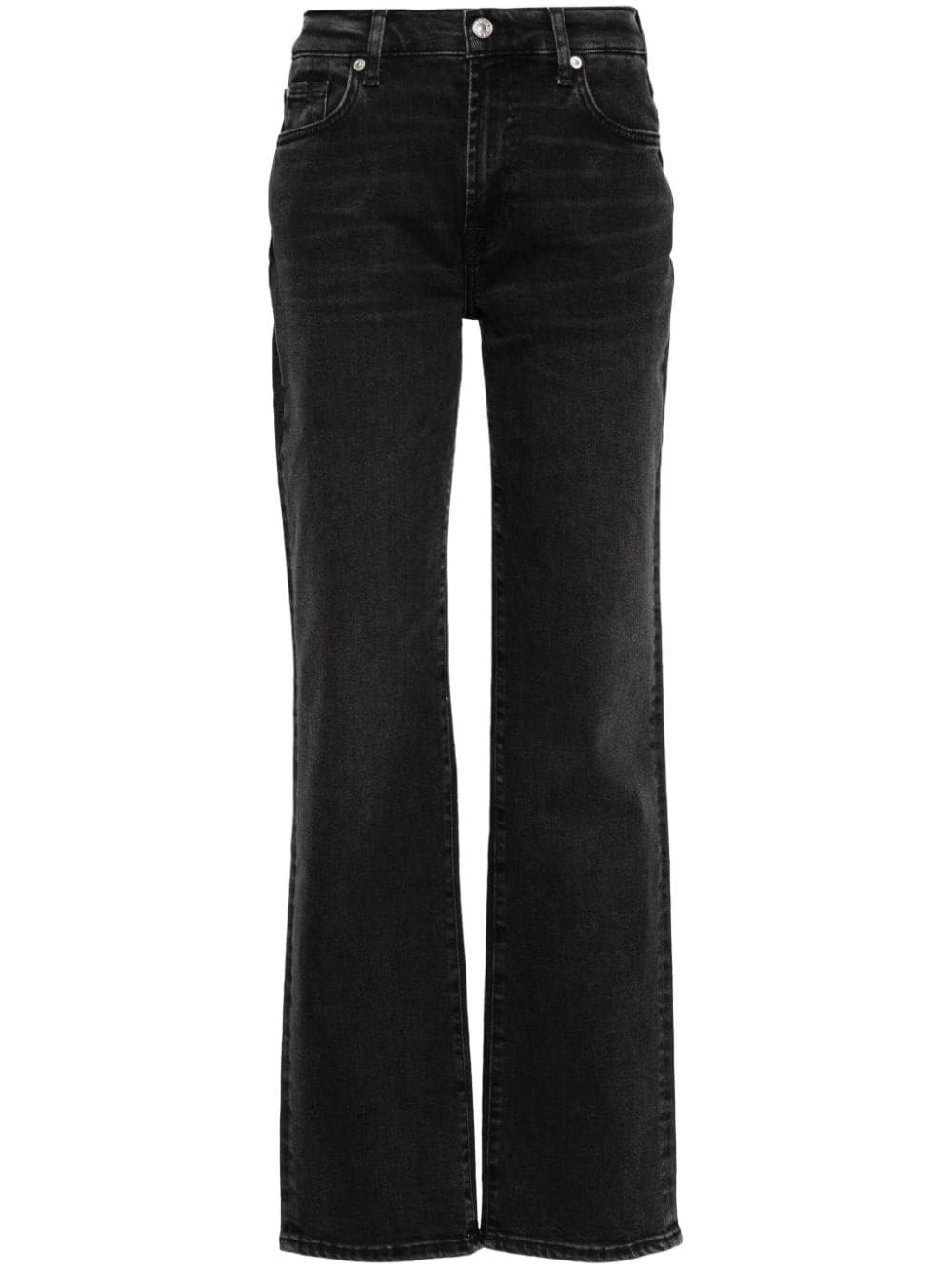 Shop 7 For All Man Kind 7 For All Mankind Jeans Ellie In Nero