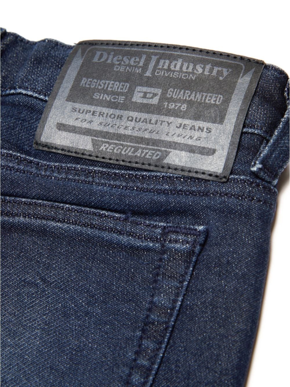 Shop Diesel Kids Jeans D-ebbey In Blu