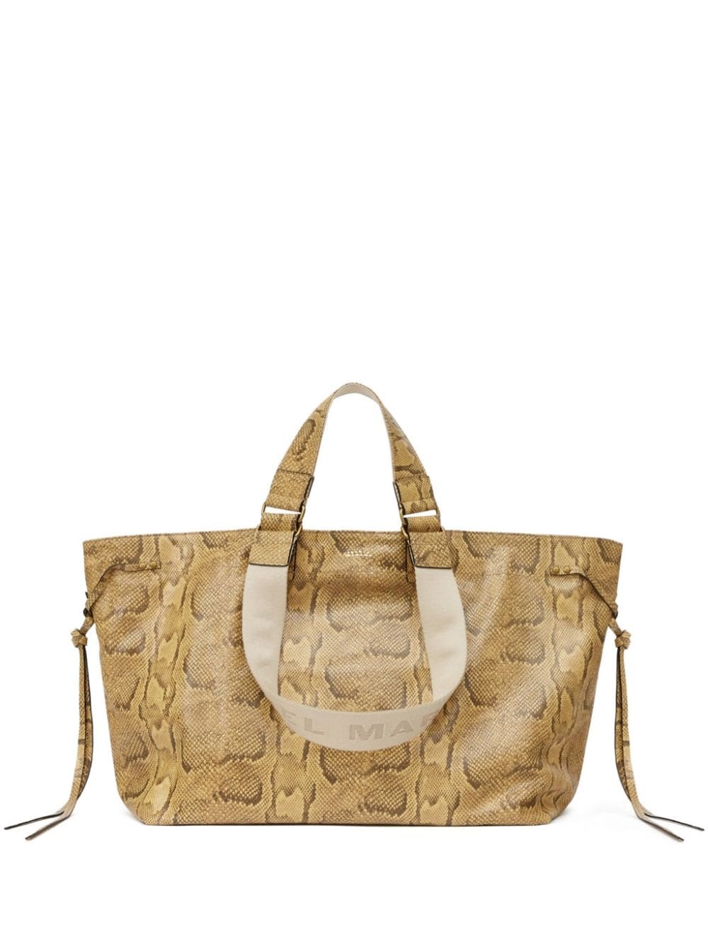 Shop Isabel Marant Borsa Tote Wardy In Bianco