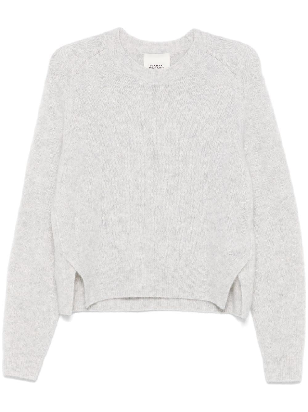 Shop Isabel Marant Maglione Lylia In Grigio