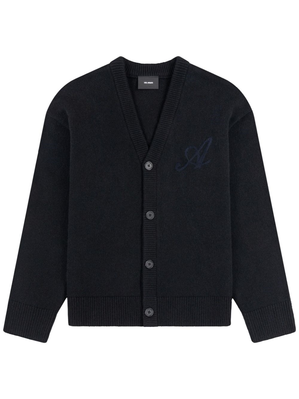 Shop Axel Arigato Cardigan Ash Signature In Nero