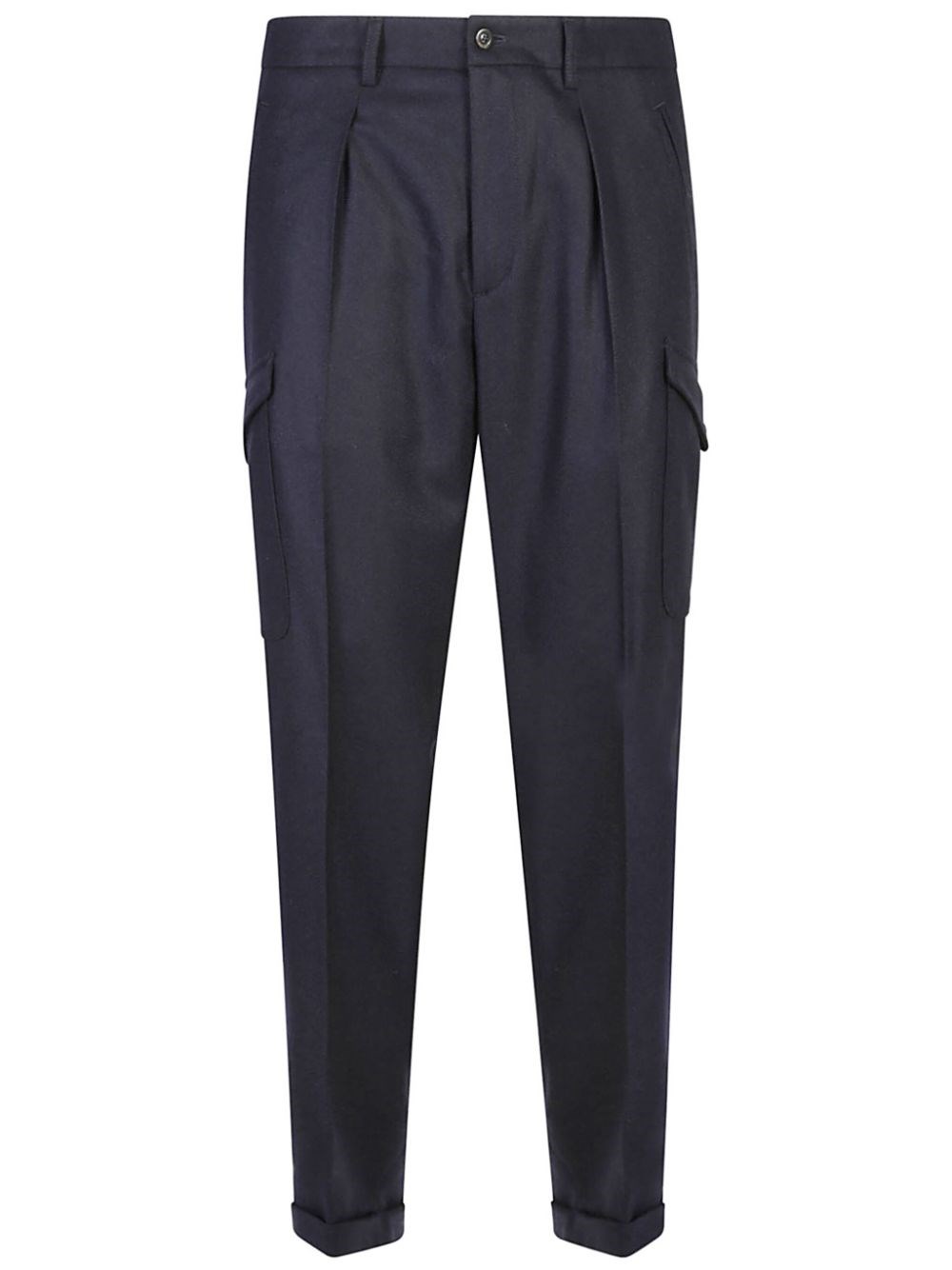 Shop Boglioli Pantalone Con Pences  In Nero