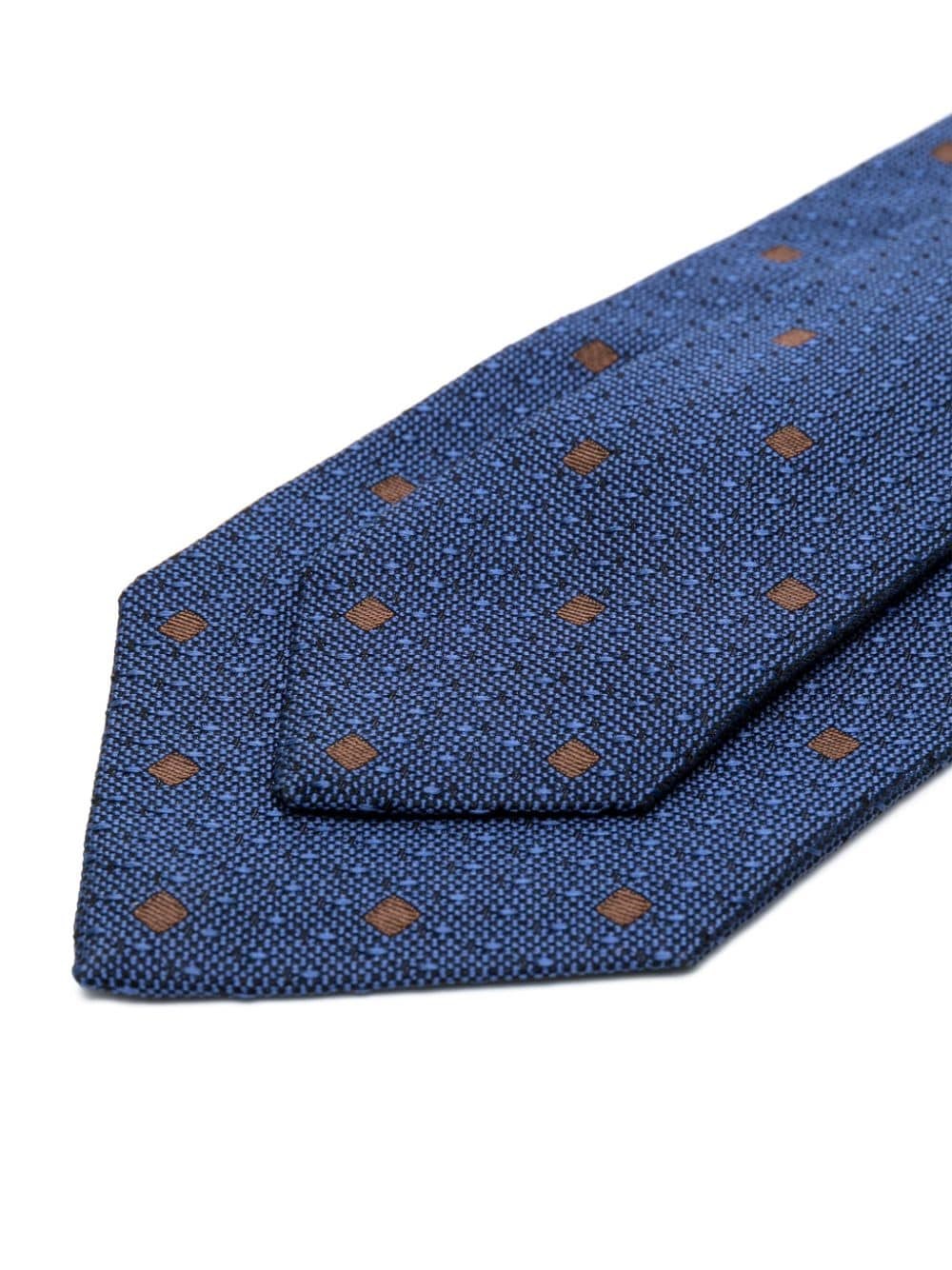 Barba Cravatta Jacquard Fantasia In Blue