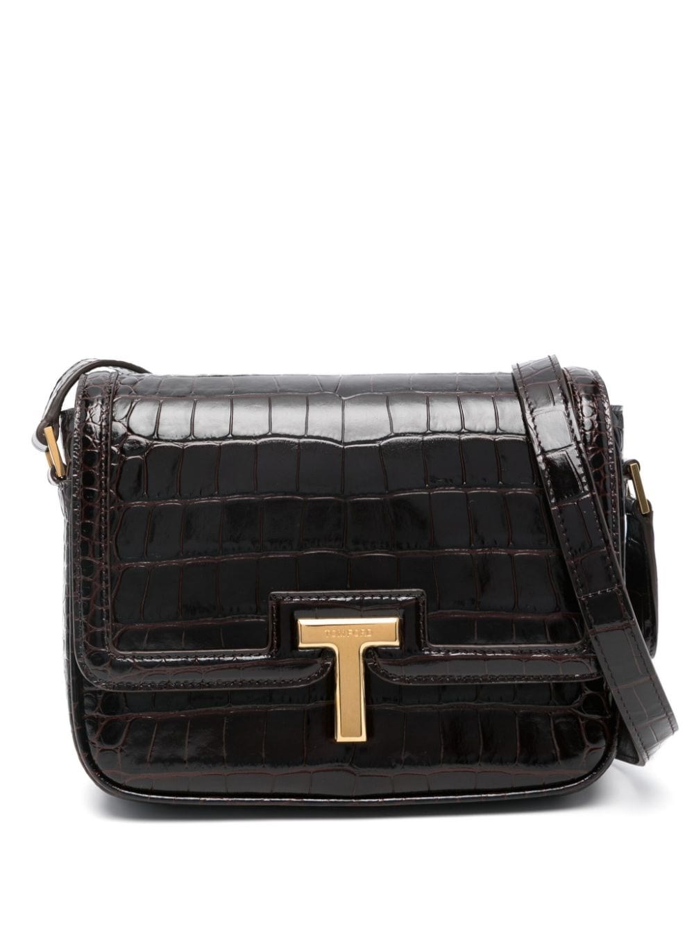 Tom Ford Piccola Borsa A Tracolla Wallis In Marrone