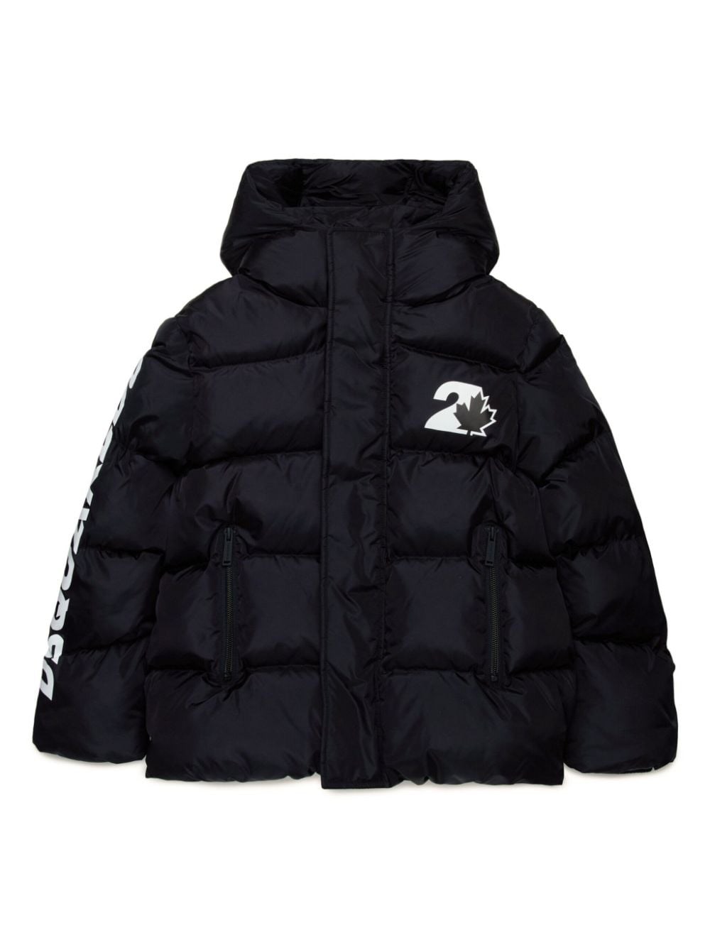 Dsquared2 Kids Giacca Con Stampa In Black