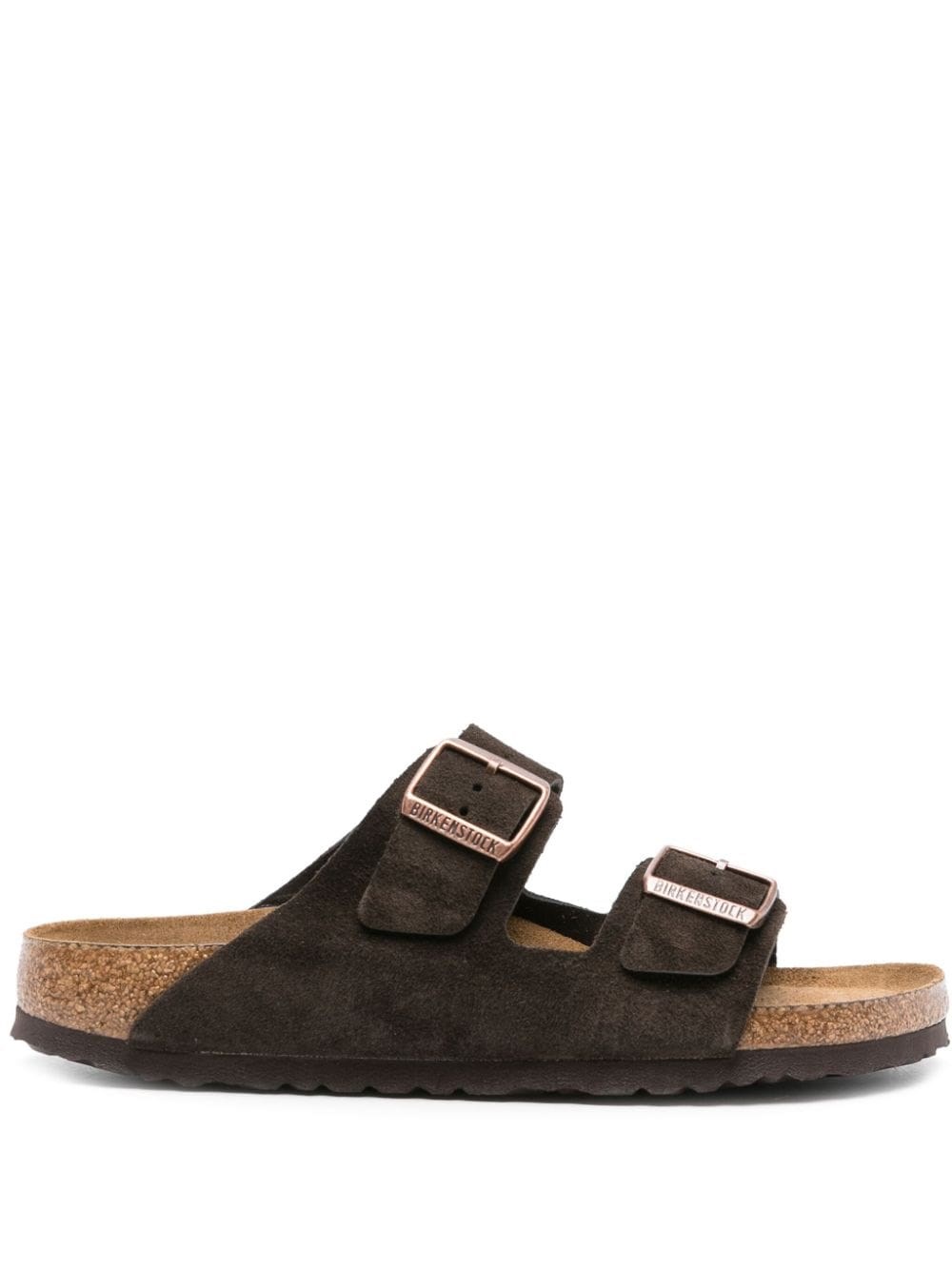 Shop Birkenstock Sandali Arizona In Pelle In Marrone