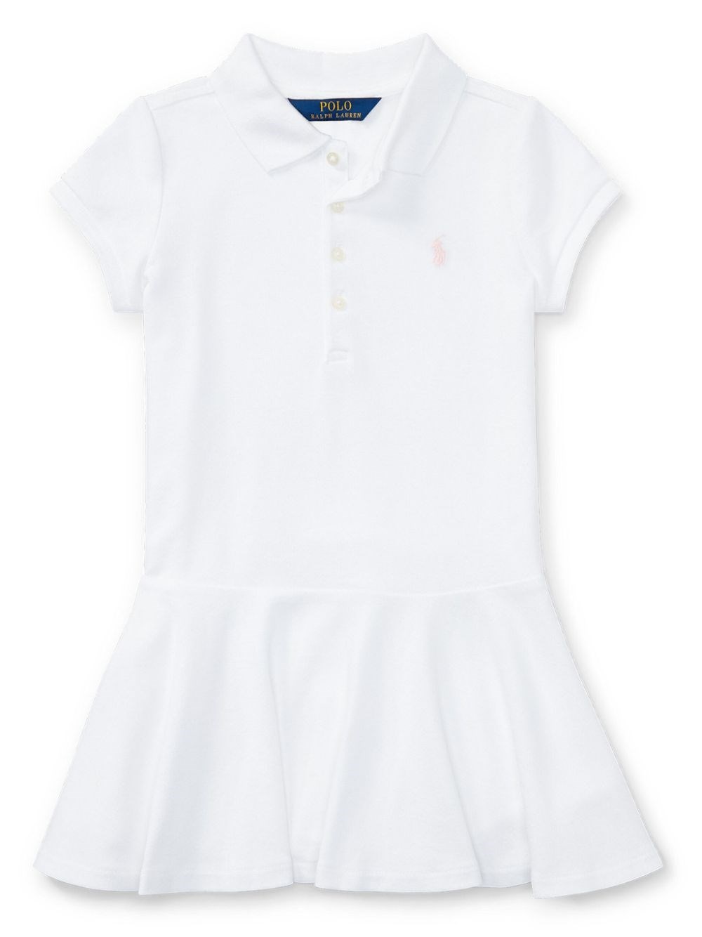 Polo Ralph Lauren Short-sleeve Polo Dress In White