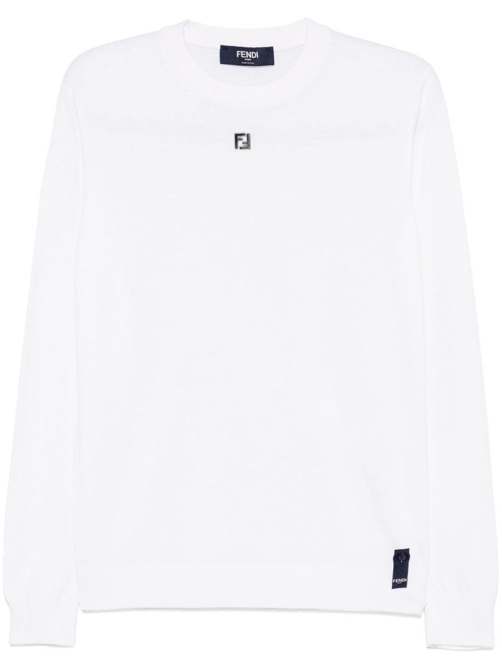 Fendi Uomo Bianco Fendipullover Taglia 48 It